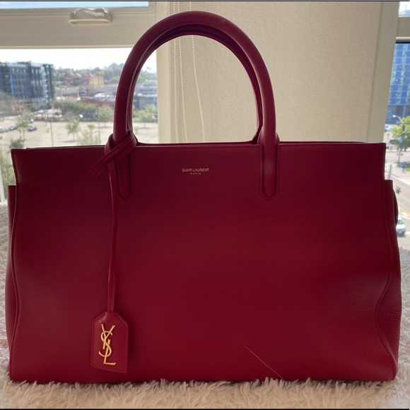 Saint Laurent Medium Cabas Rive Gauche Tote - Picture 1 of 13